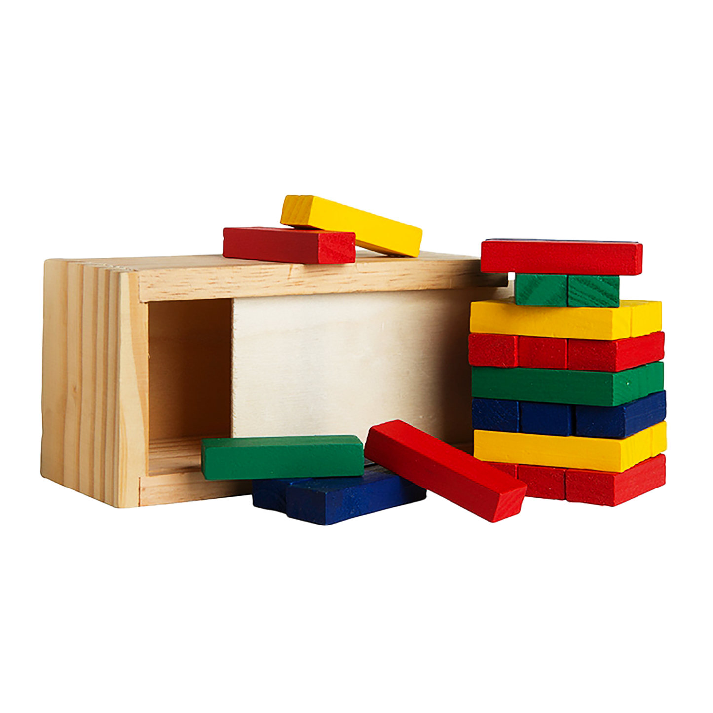 WOODEN TOWER BLOCK PUZZLE