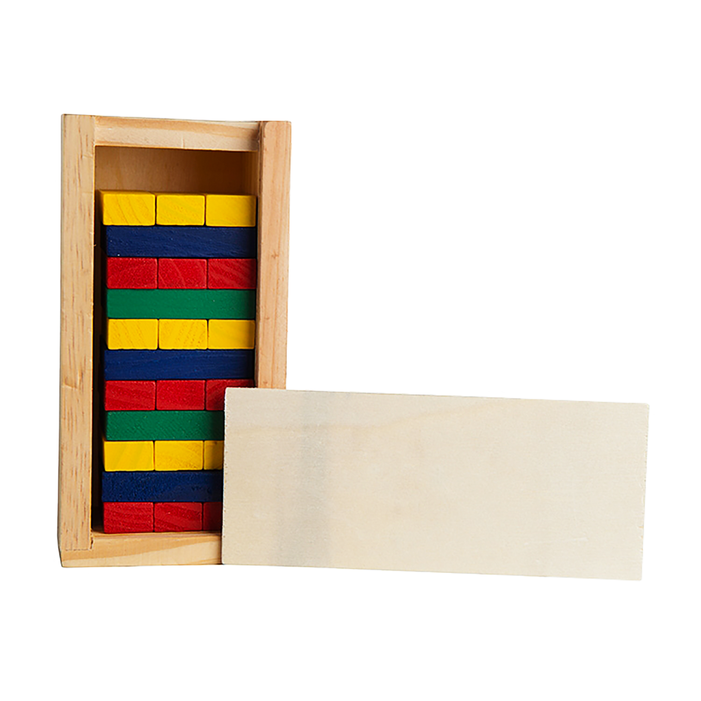WOODEN TOWER BLOCK PUZZLE