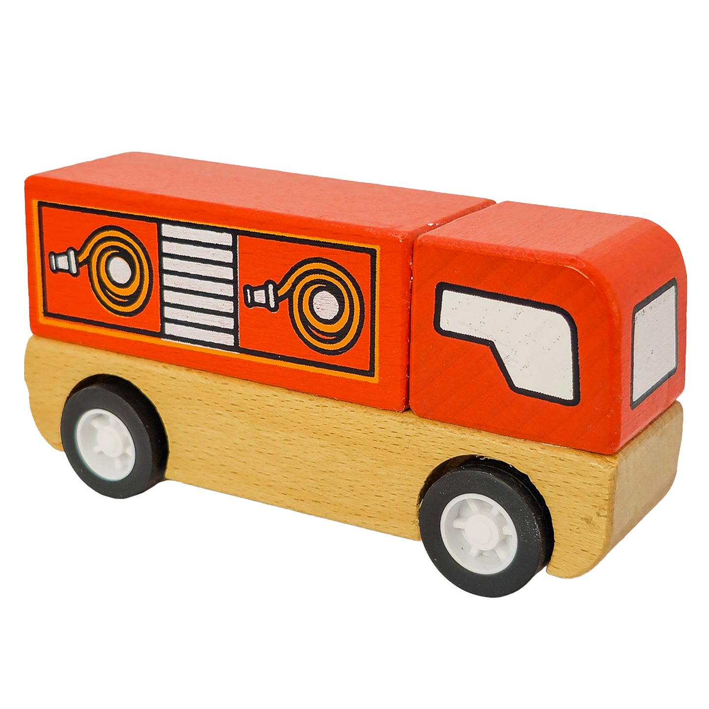WOODEN FIRE TRUCK
