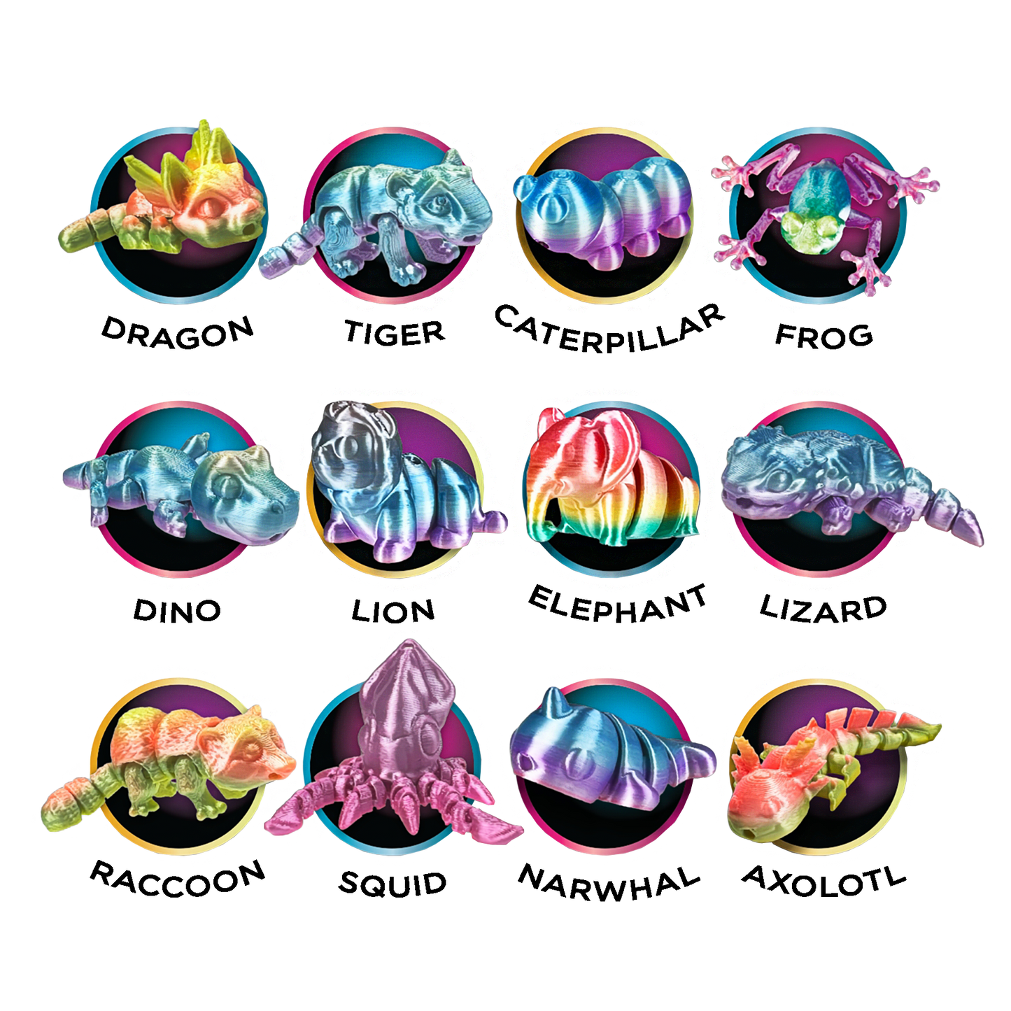 3D TRINKETS CRITTERS