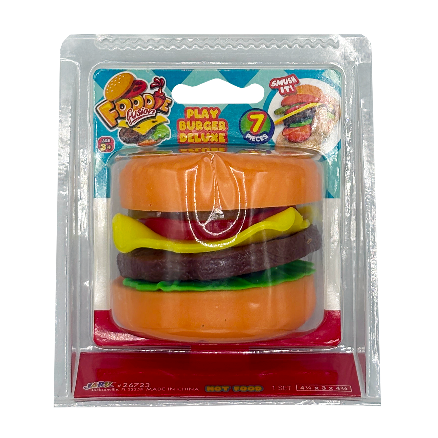 4CT SQUISHY PLAY BURGER DISPLAY