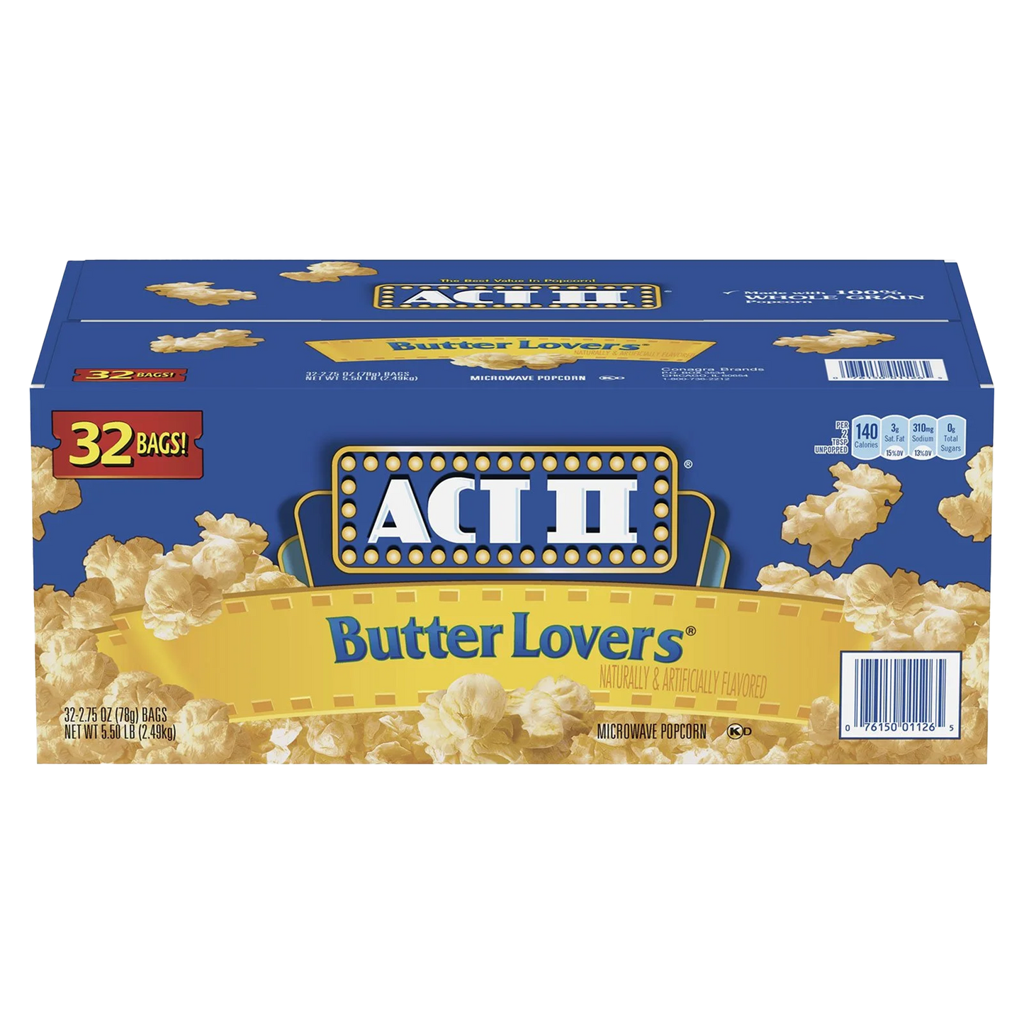 32PK ACT II BUTTER LOVERS POPCORN