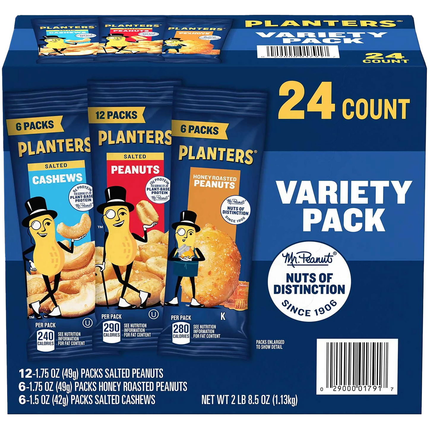 24PK PLANTERS VARIETY DISPLAY