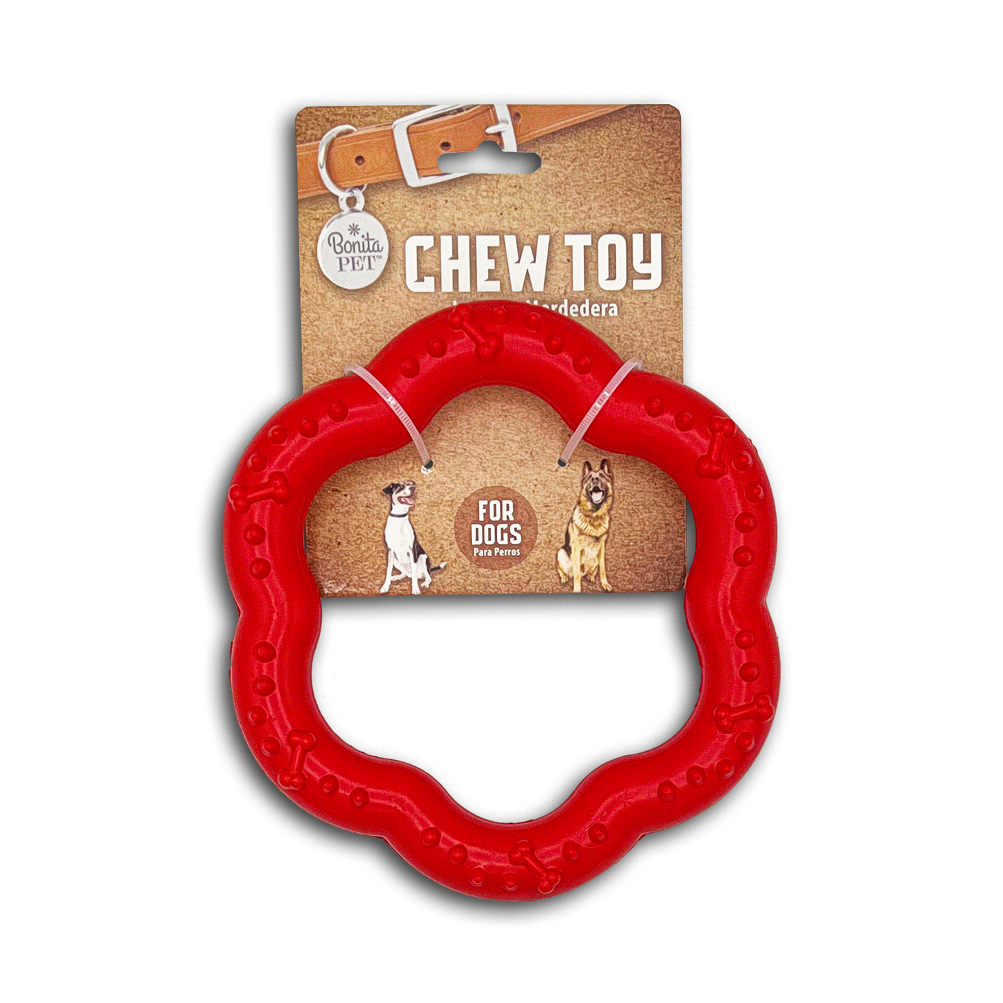 7" CHEW RING DOG TOY