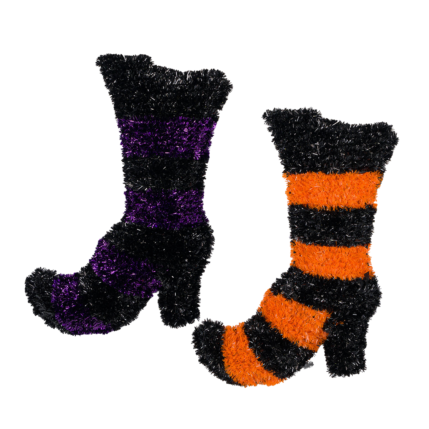 WITCH BOOT TINSEL PLAQUET