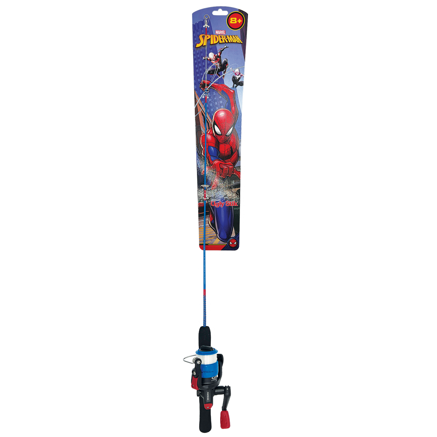 36" SPIDER-MAN SPINNING REEL FISHING COMBO