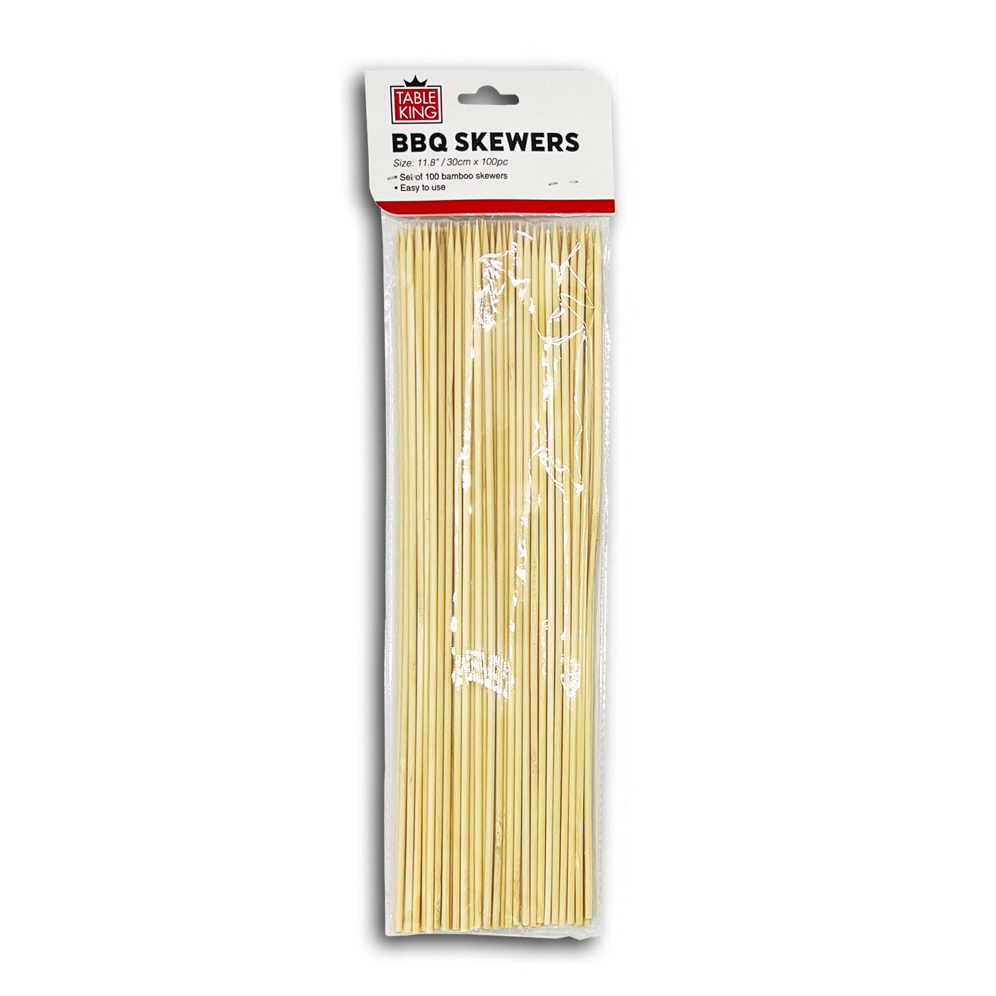 100PC BAMBOO BBQ SKEWERS