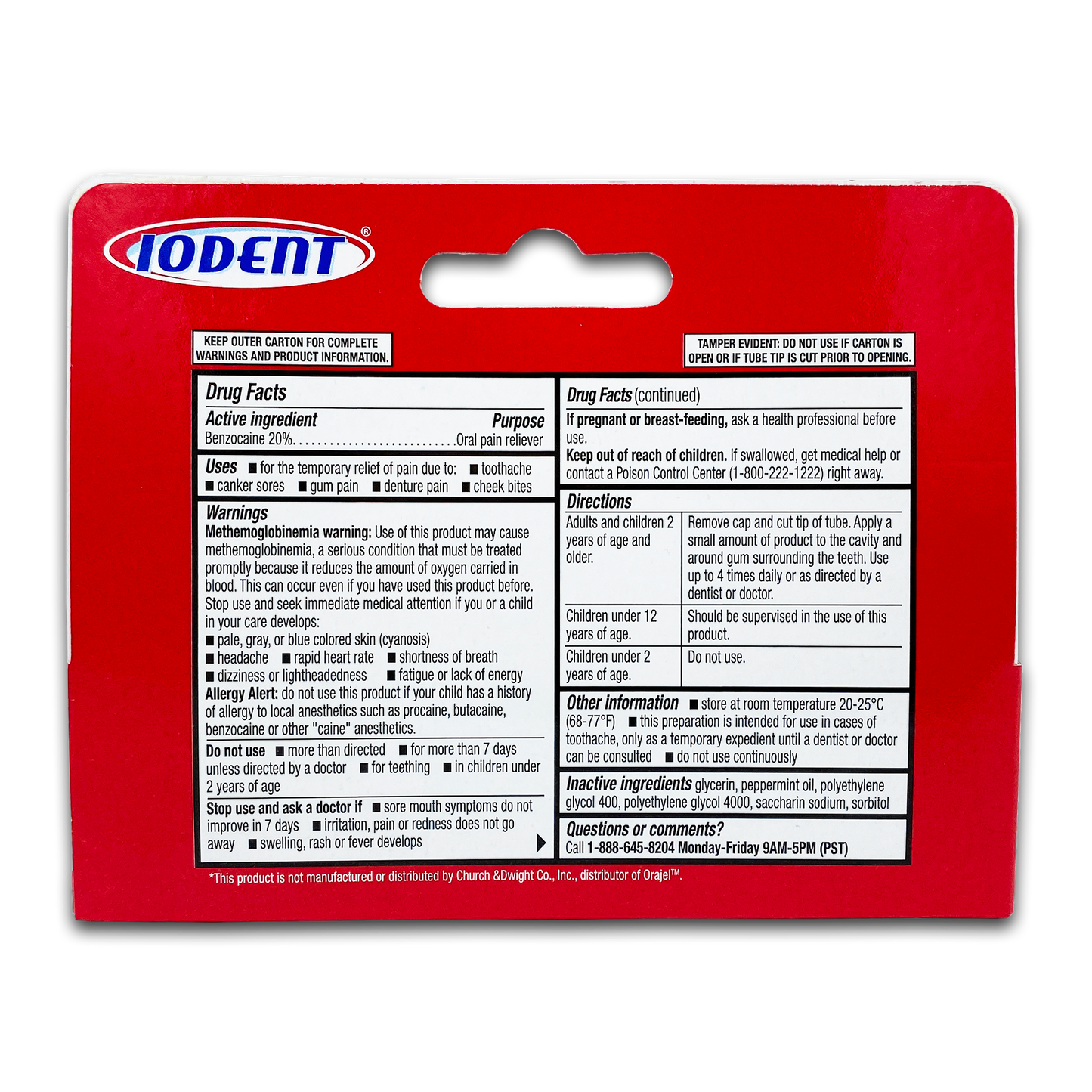 TOOTHACHE & GUM RELIEF GEL