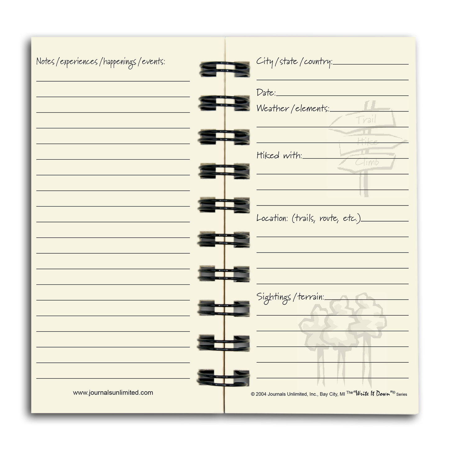 HIKER'S MINI JOURNAL
