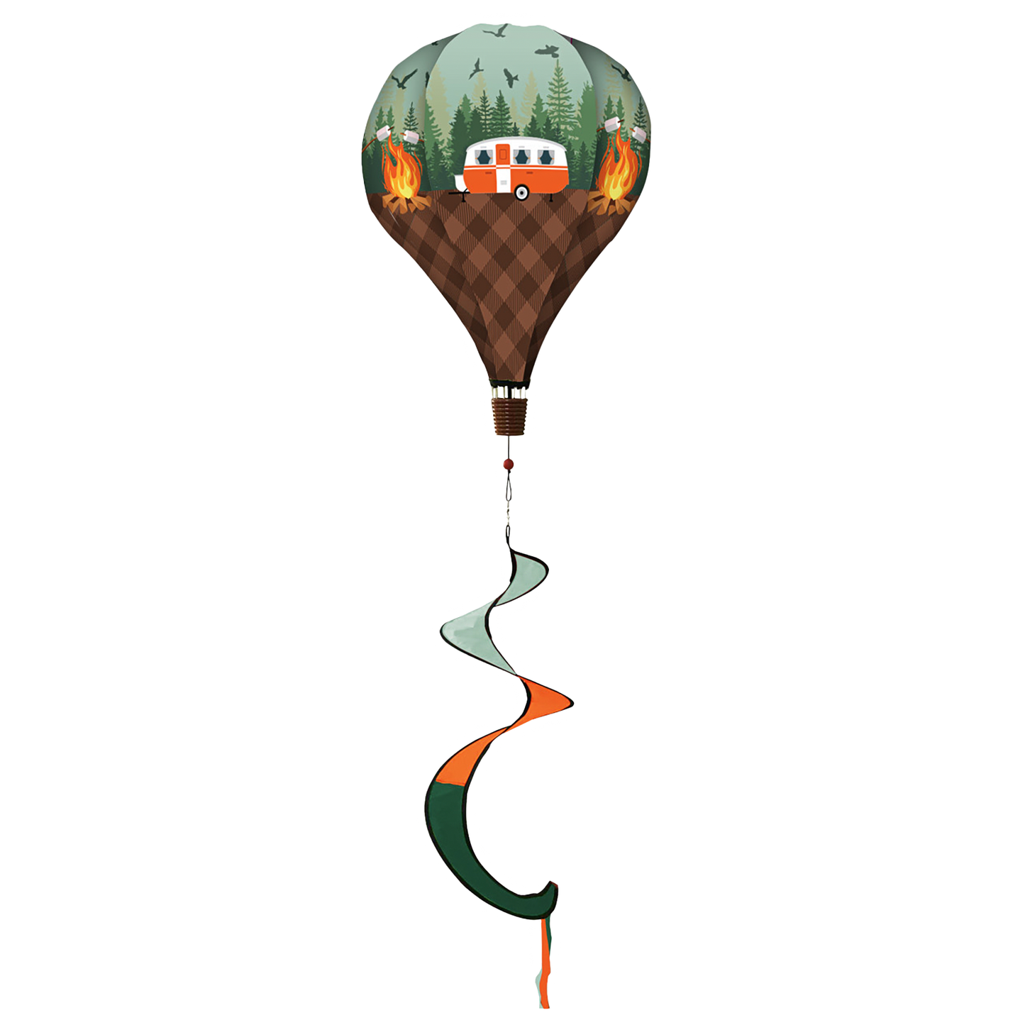 CAMPING DELUXE HOT AIR BALLOON WIND SPINNER