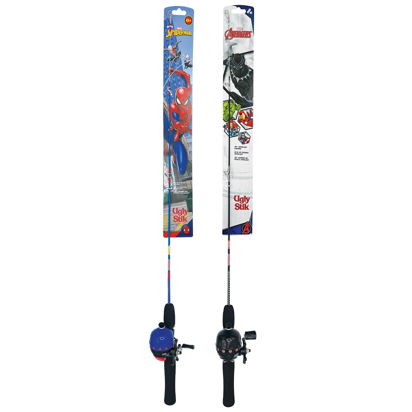 36" LICENSED SPINCAST FISHING COMBO
