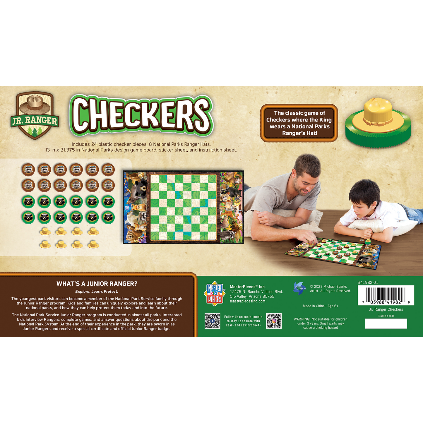 JR RANGER CHECKERS