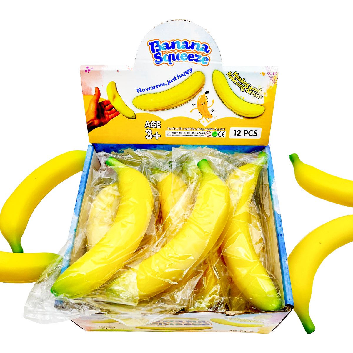 12CT BANANA SQUISHY DISPLAY