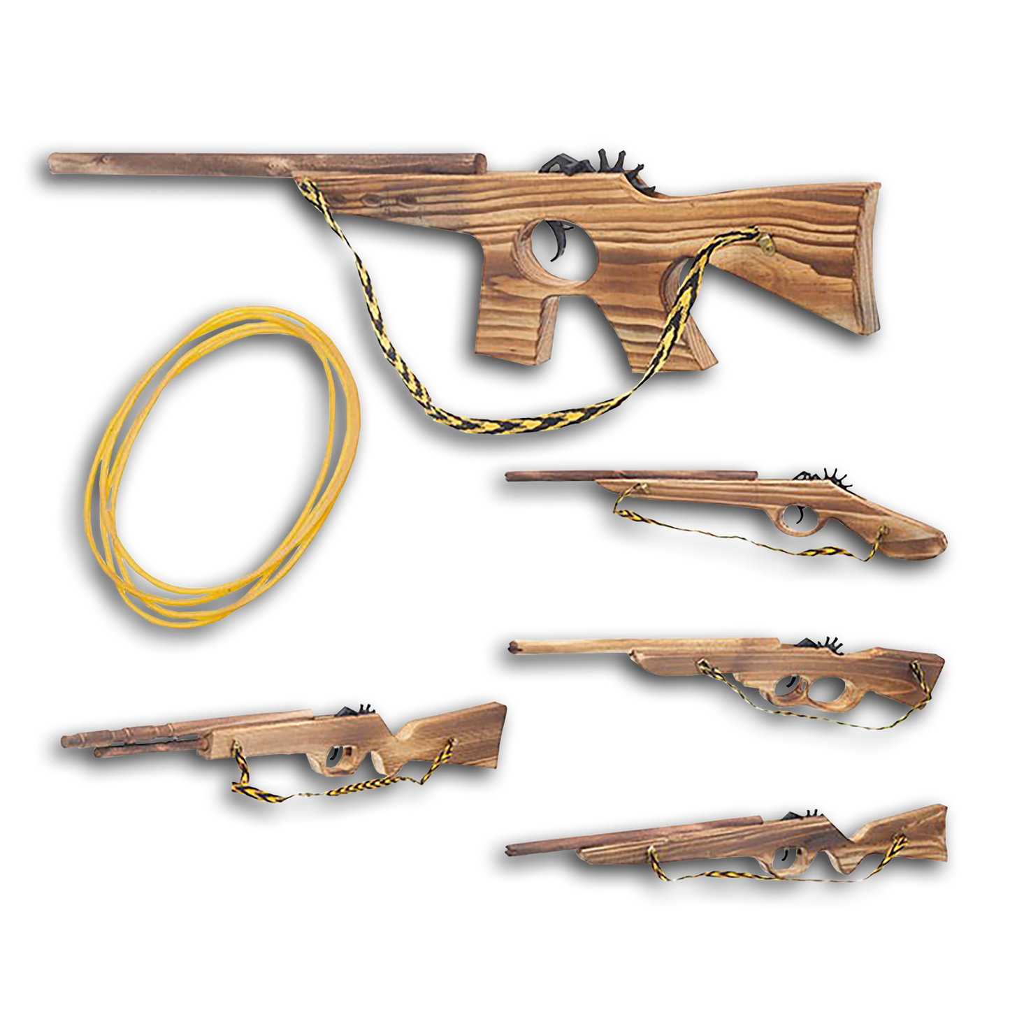 WOODEN RUBBER BAND RIFLE