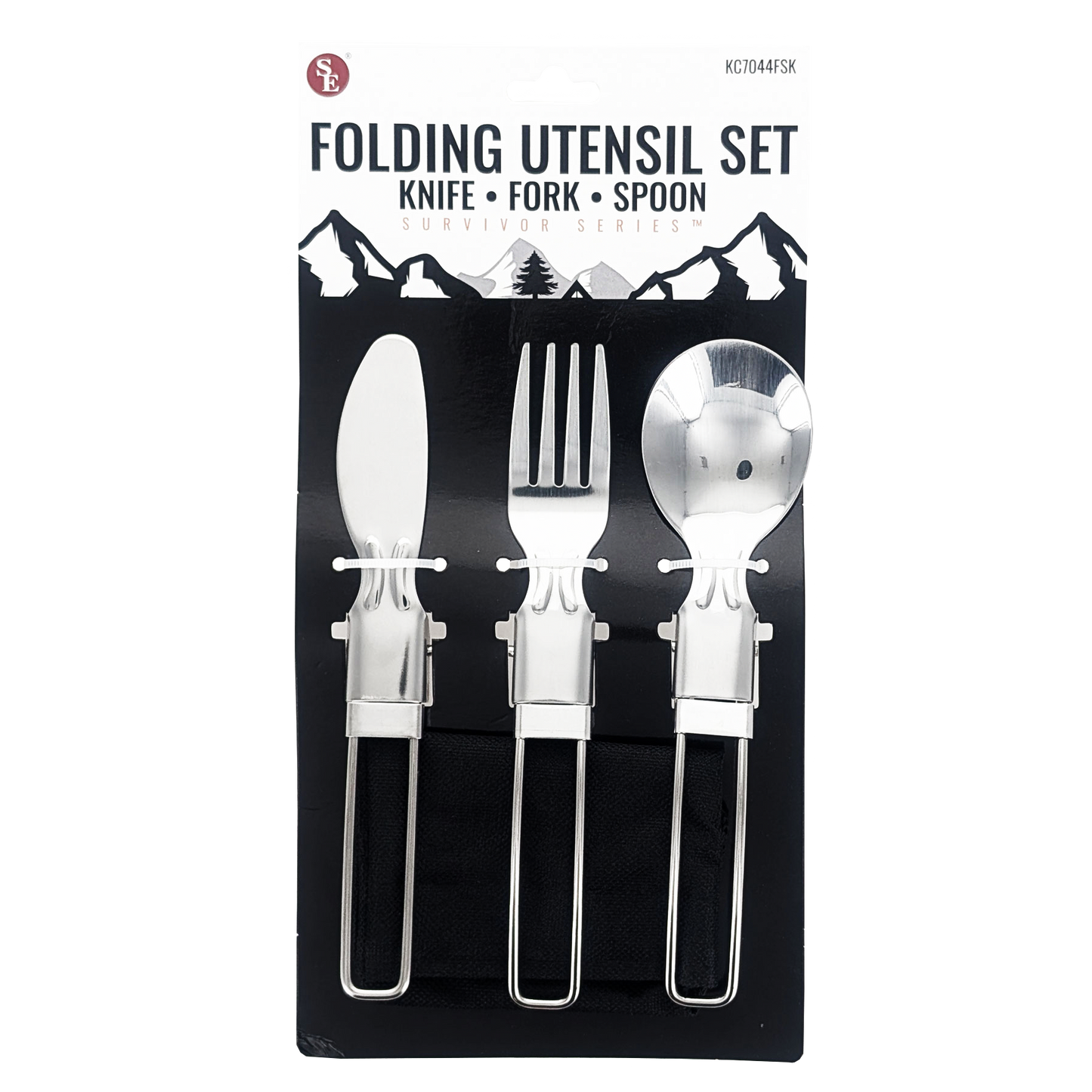 3PC FOLDING UTENSILS SET