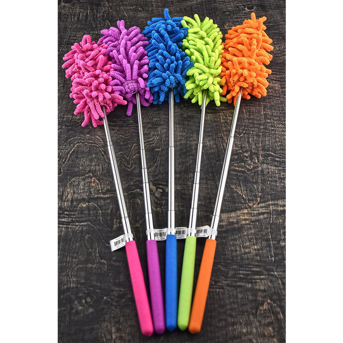 12PC TELESCOPIC FLEXIBLE DUSTER DISPLAY