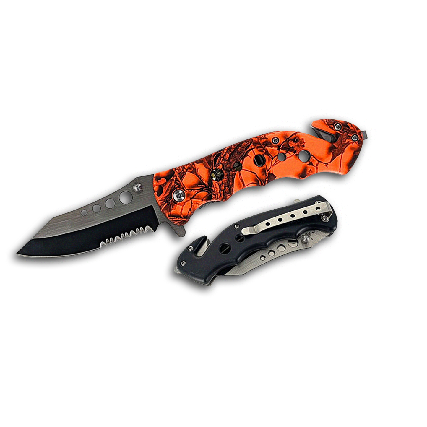 RED FOLIAGE SURVIVAL KNIFE