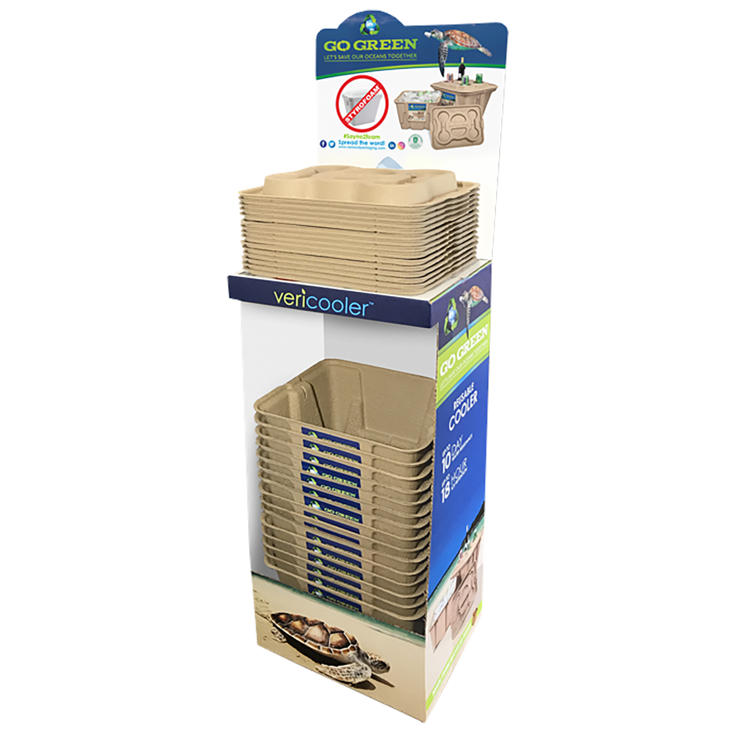 15PK BIODEGRADABLE VERICOOLER DISPLAY