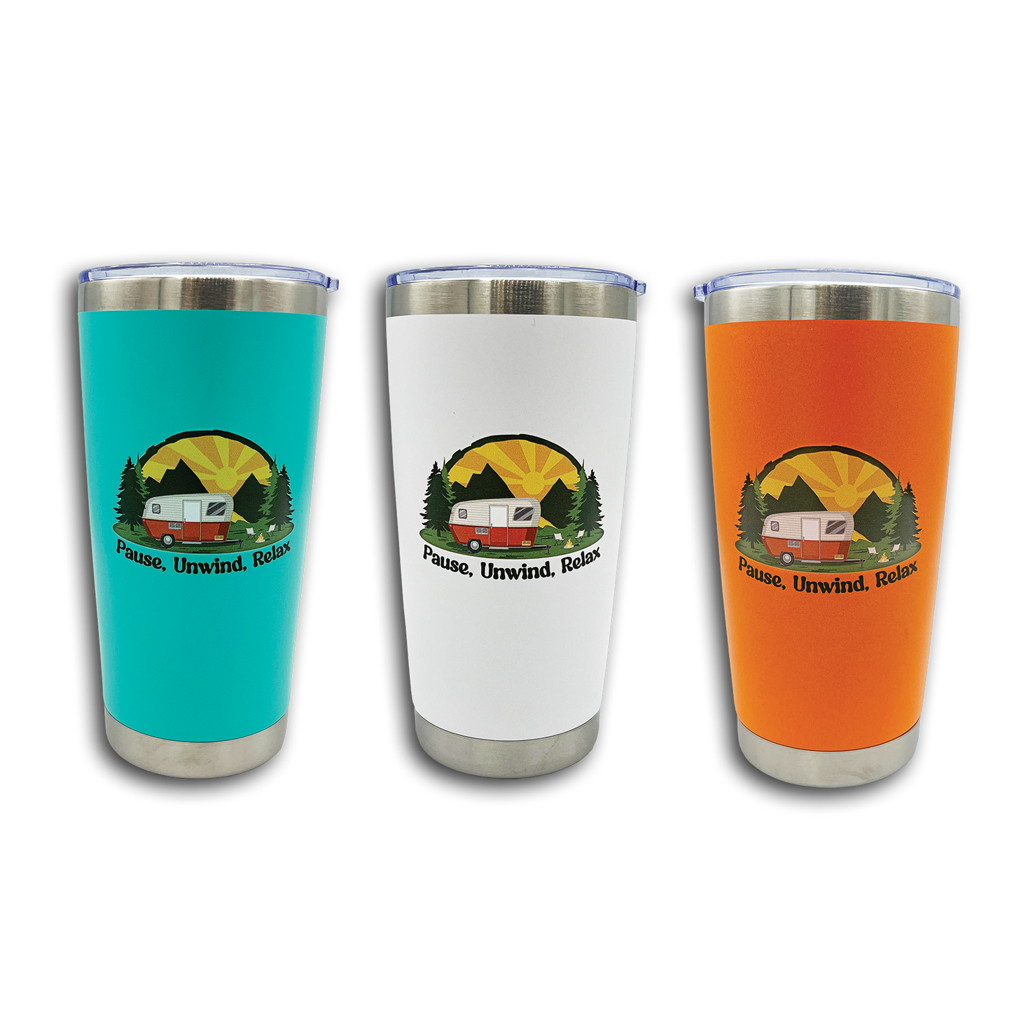 16OZ CAMP THEME TUMBLER