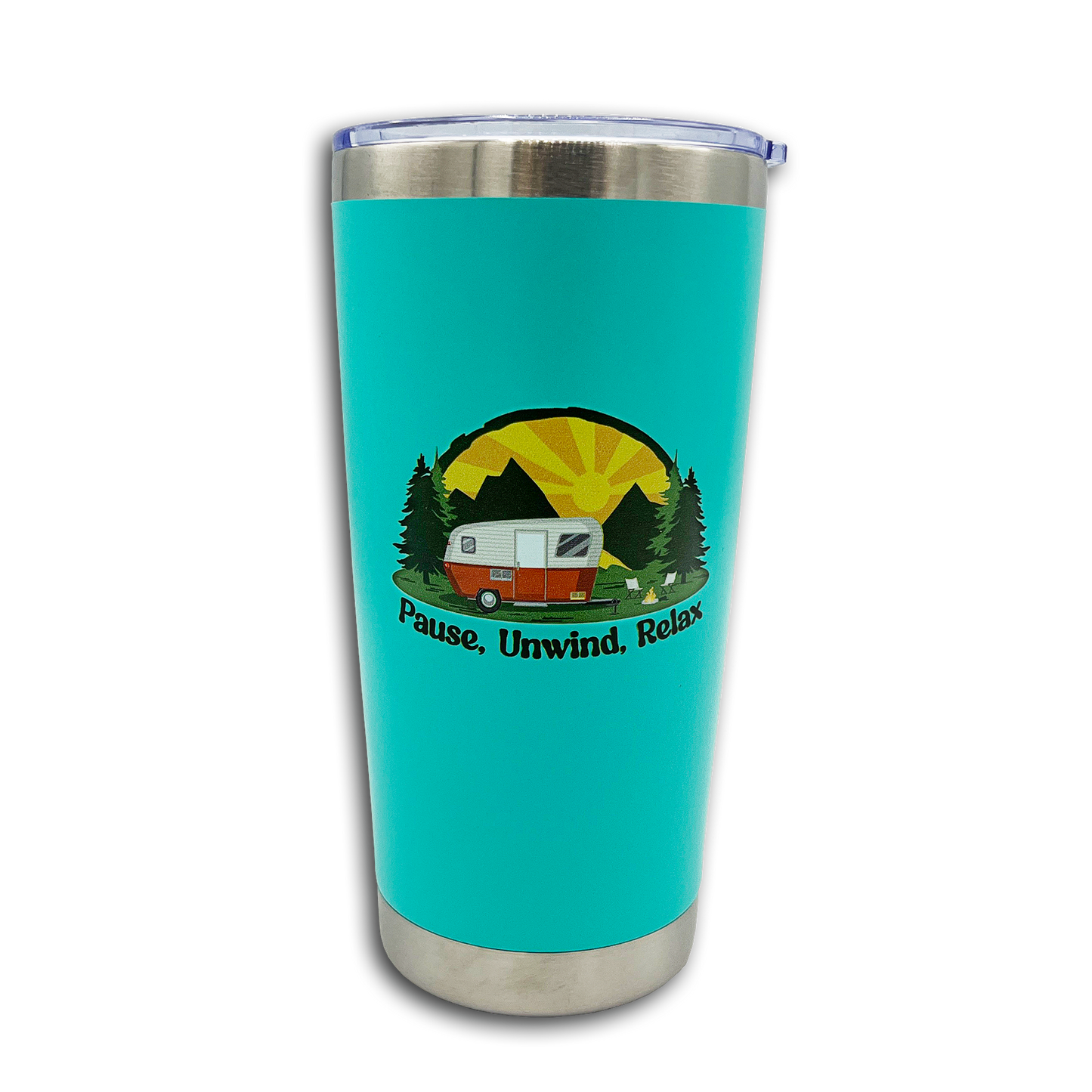 16OZ CAMP THEME TUMBLER