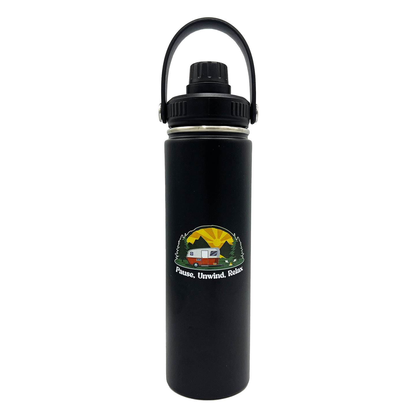 20OZ CAMP THEME SPORTS WATER BOTTLE