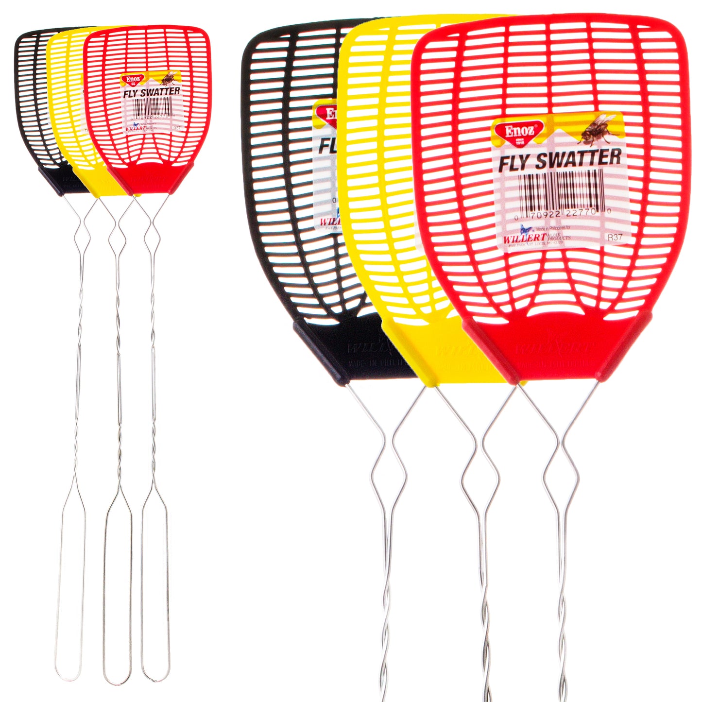 12PC FLY SWATTERS