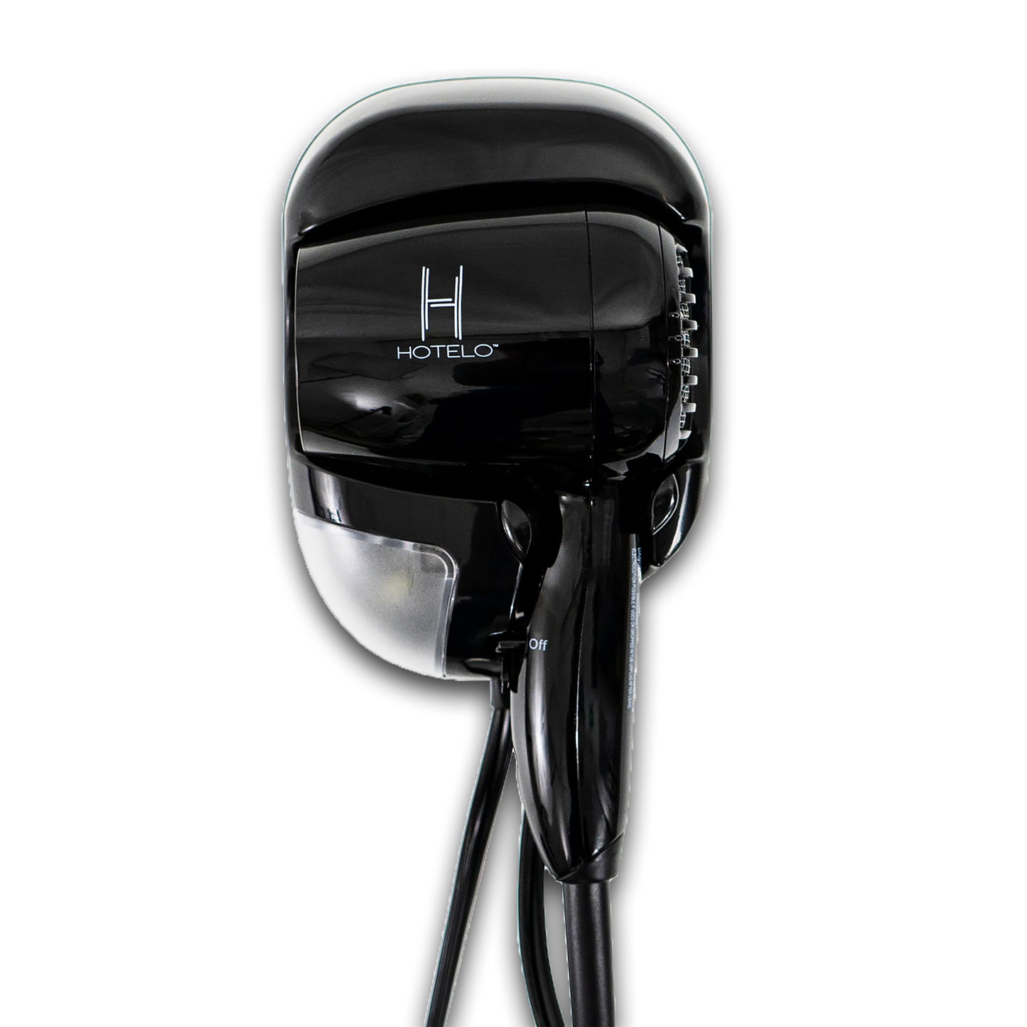 HAIR DRYER WITH LIGHT/WALL MOUNTABLE
