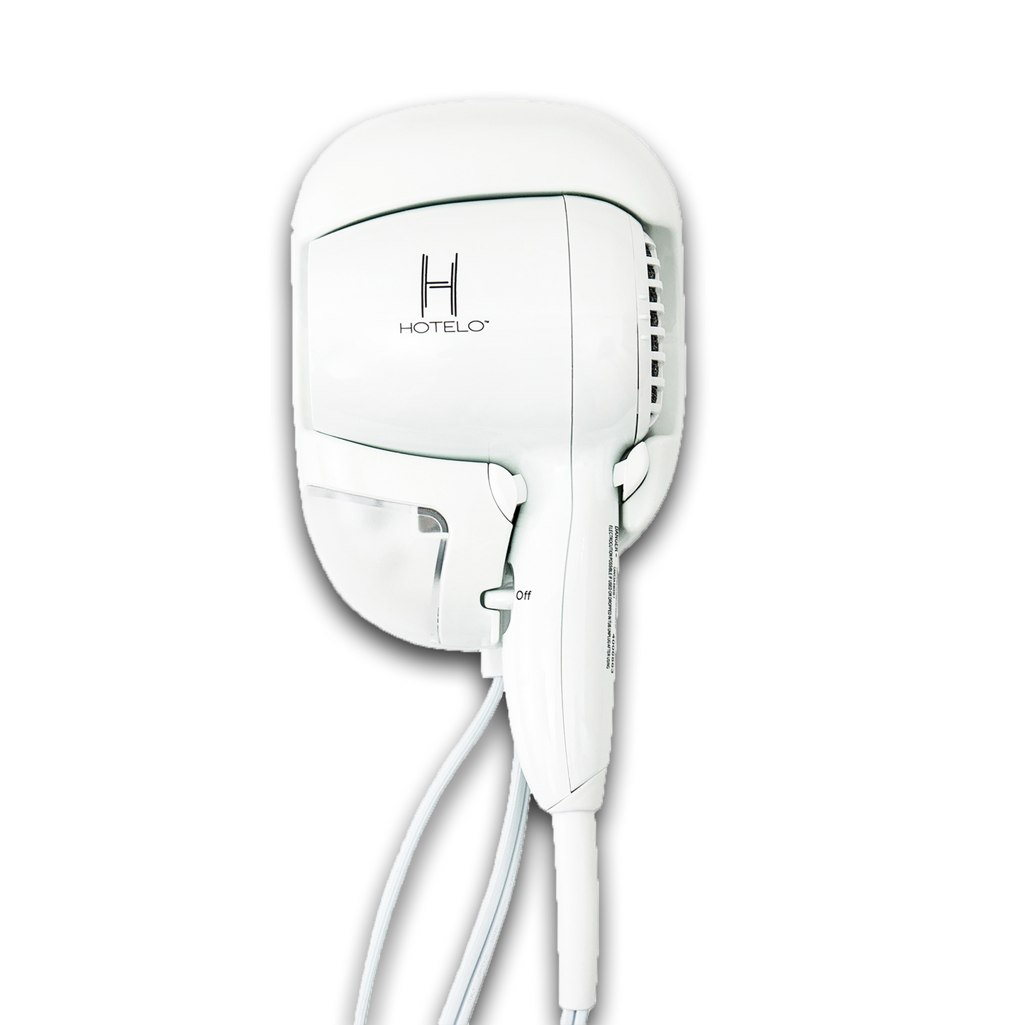 HAIR DRYER WITH LIGHT/WALL MOUNTABLE