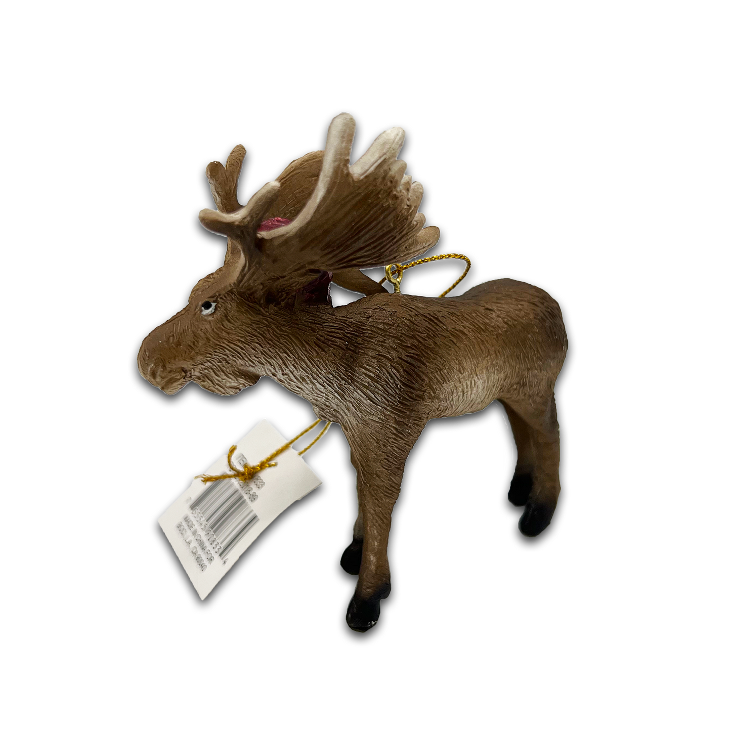 RESIN MOOSE ORNAMENT