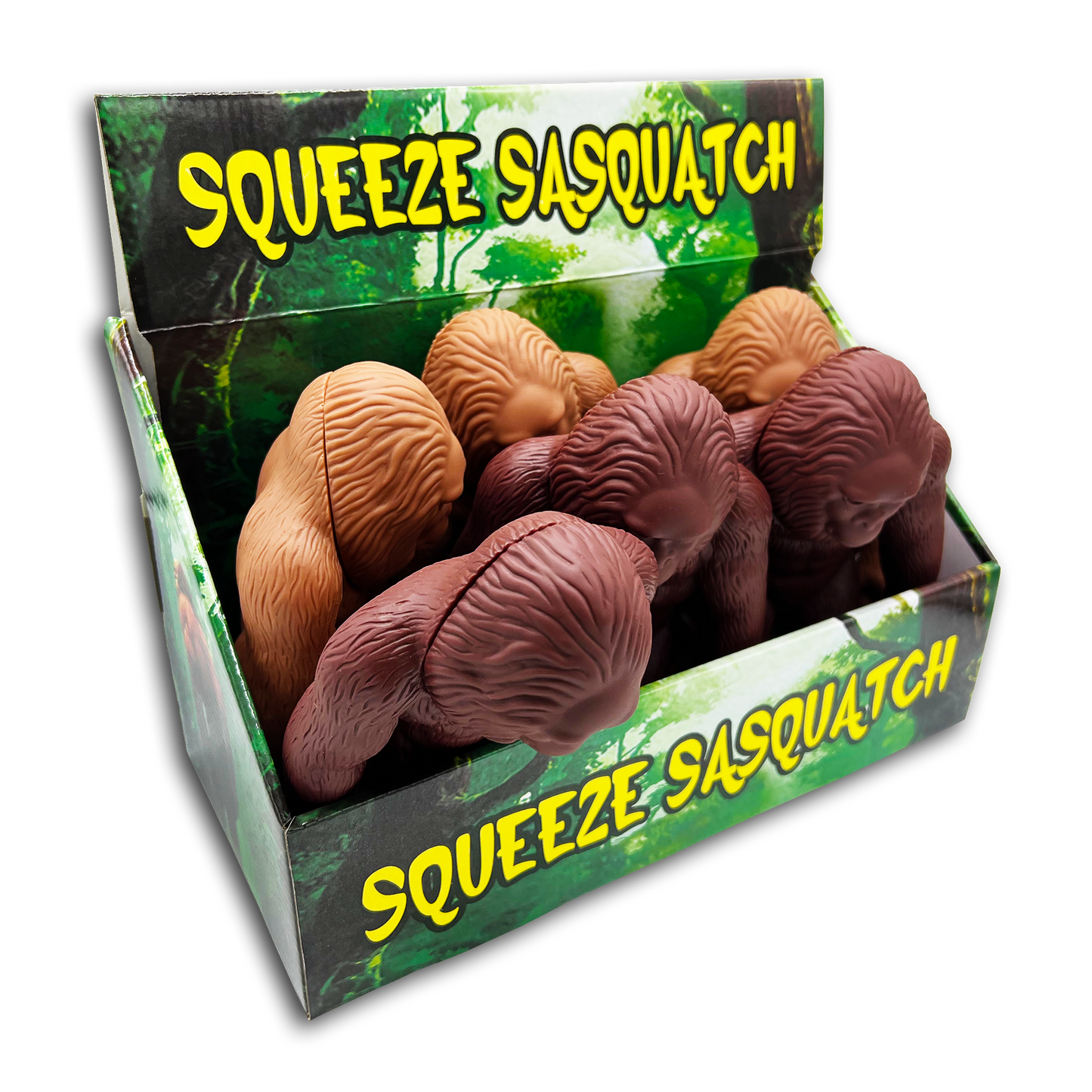 6PC SQUEEZE SASQUATCH DISPLAY