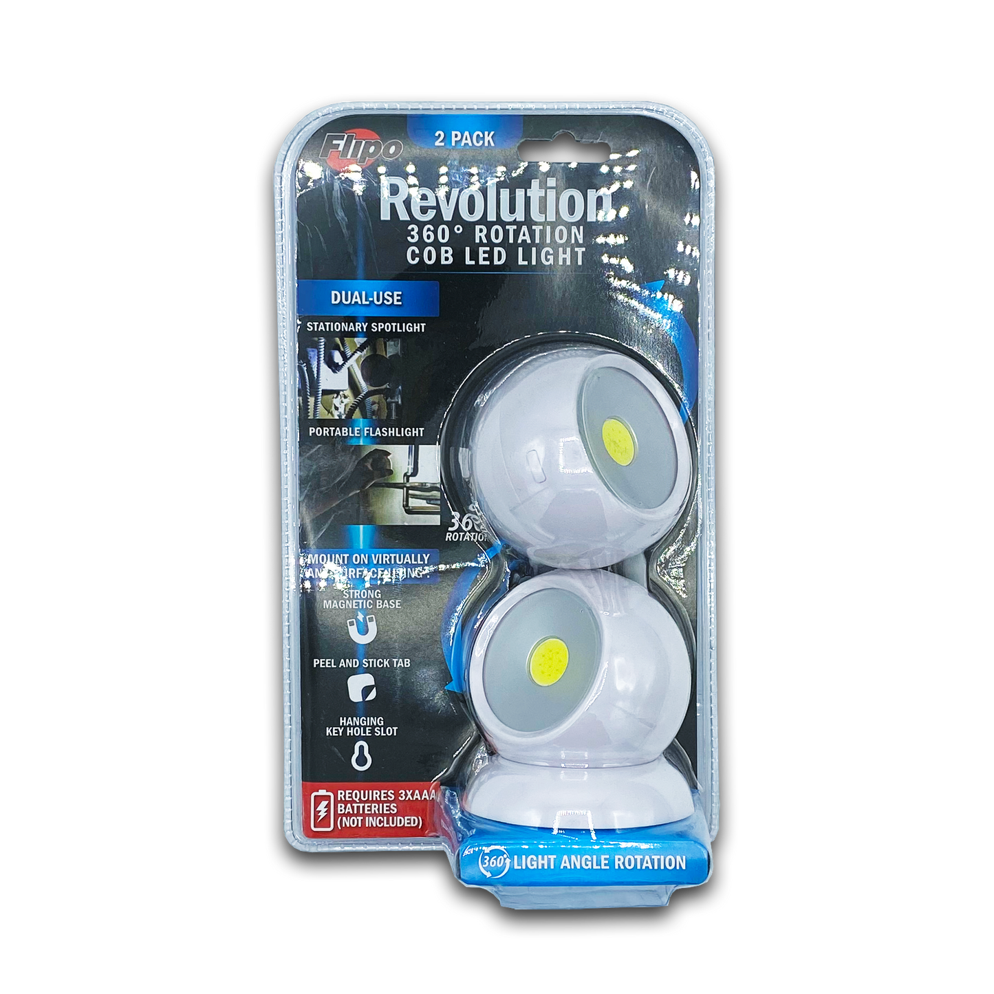 360 DEGREE ROTATION COB LED LIGHT