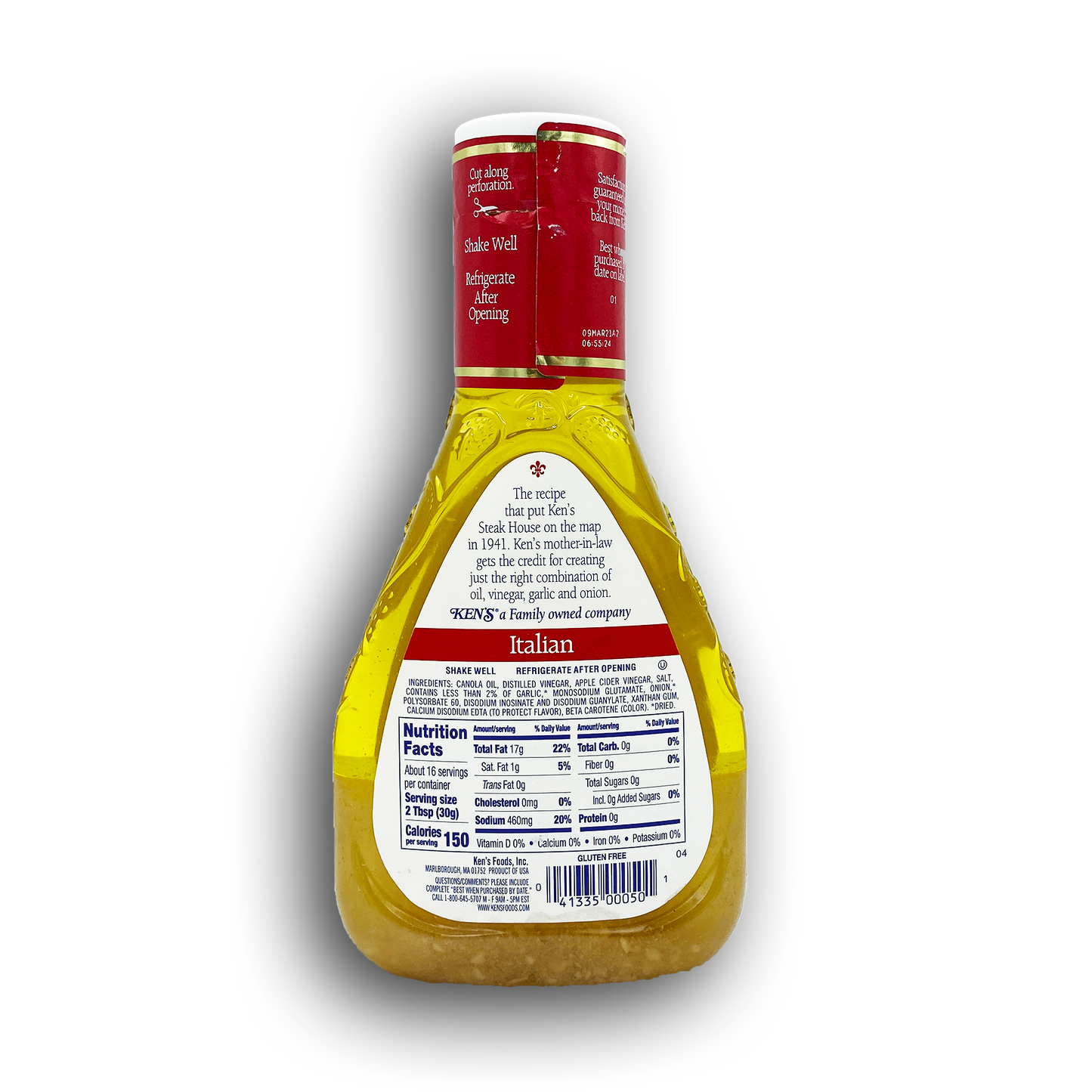 KEN'S STEAK HOUSE ITALIAN DRESSING