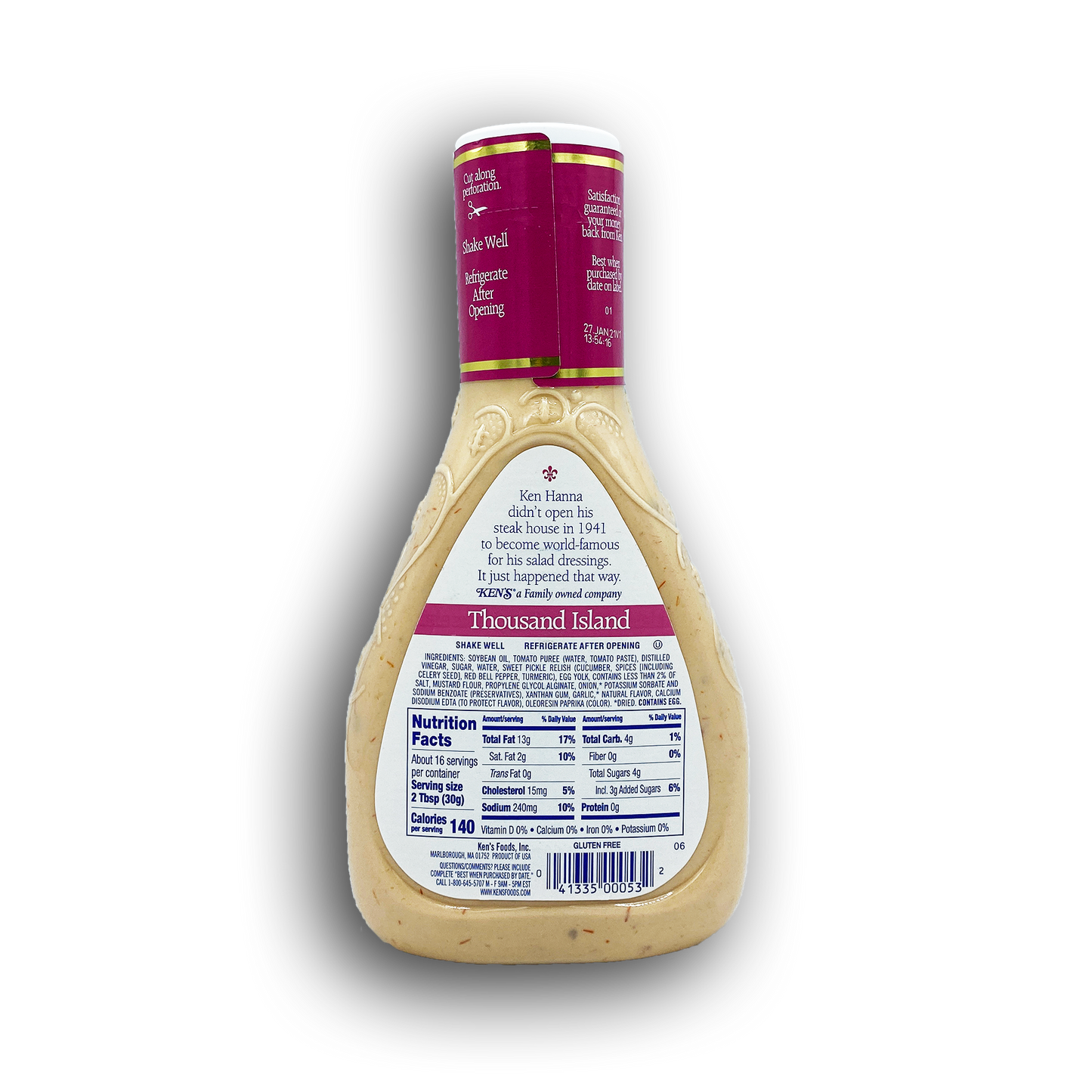 KEN'S STEAK HOUSE THOUSAND ISLAND DRESSING