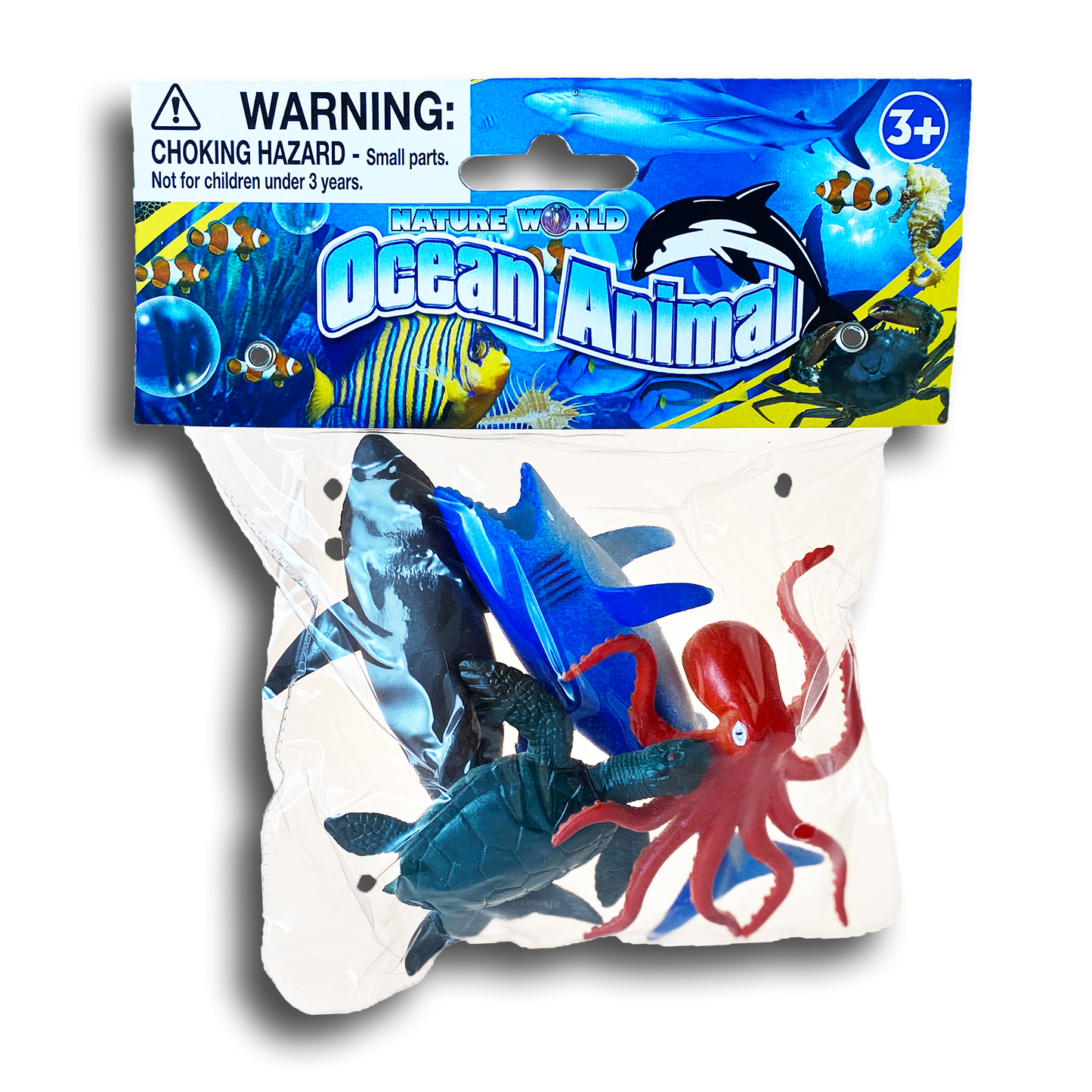 4PC OCEAN ANIMALS