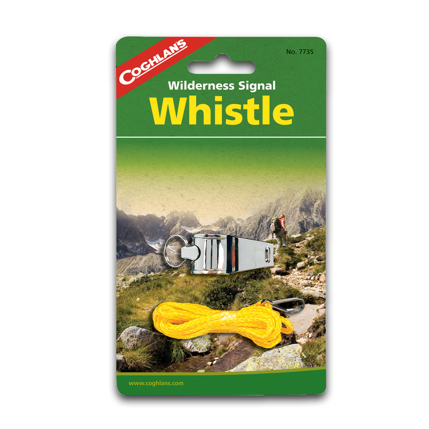 BRASS WHISTLE W/LANYARD