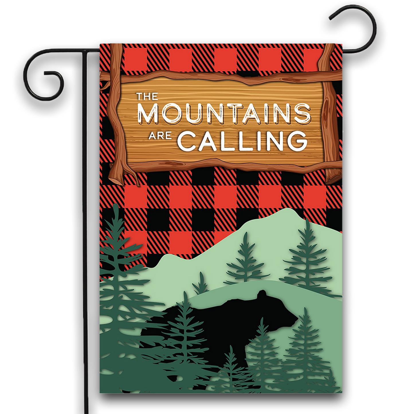 MOUNTAIN CALLING GARDEN FLAG