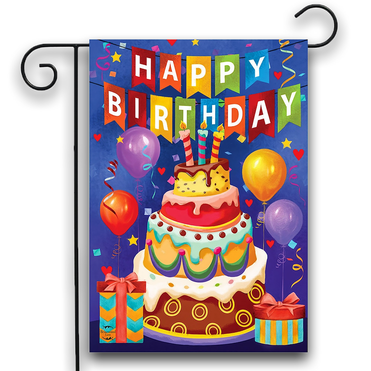 BIRTHDAY CELEBRATION GARDEN FLAG
