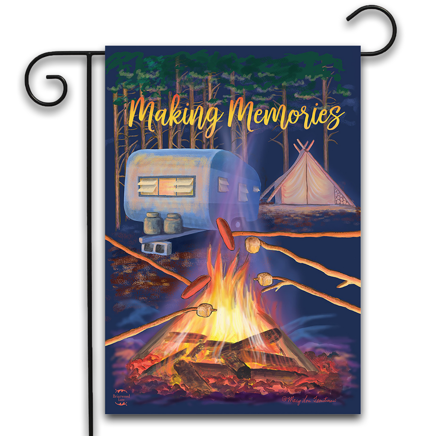 MAKING MEMORIES GARDEN FLAG
