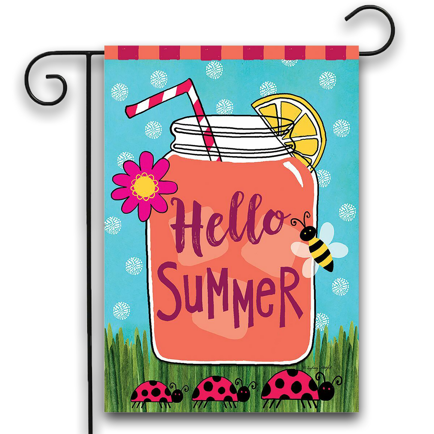 SUMMER LEMONADE GARDEN FLAG