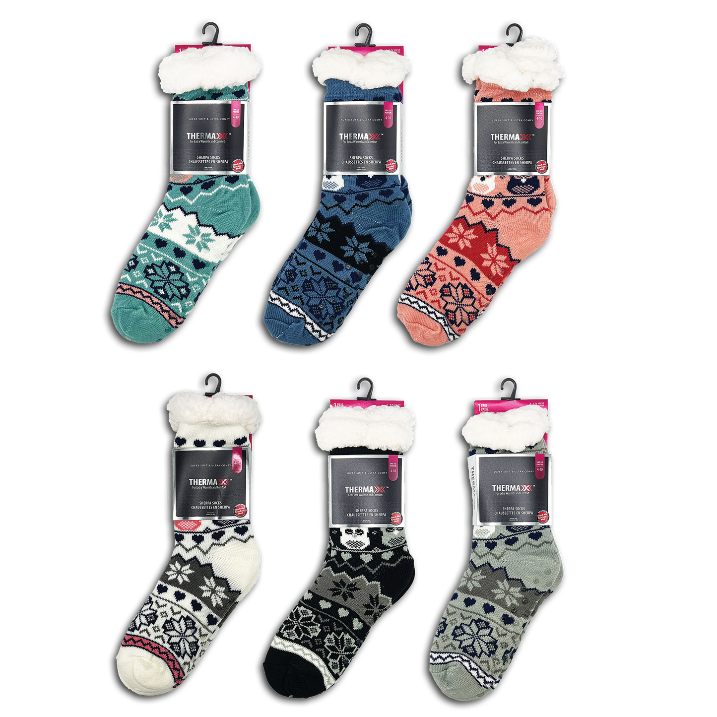 THERMAX NONSLIP SHERPA SOCKS
