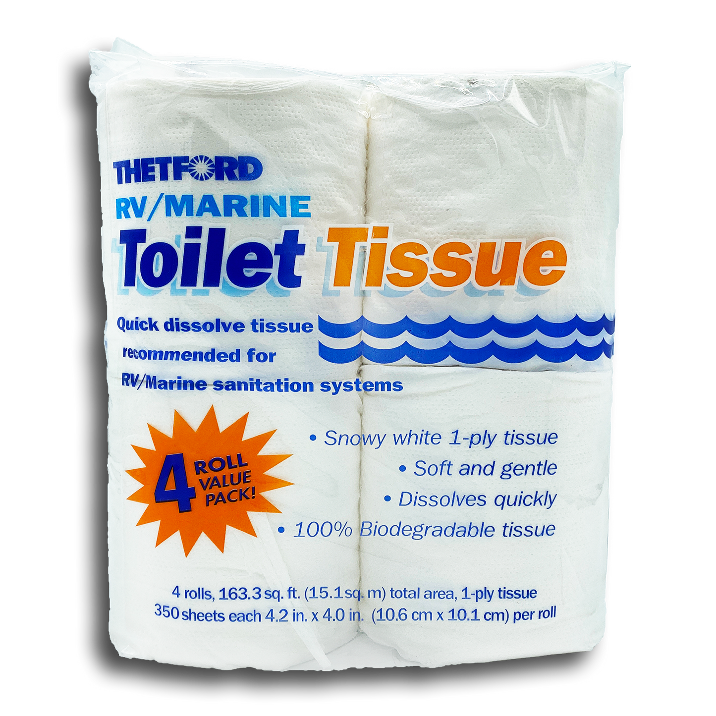 1-PLY THETFORD TOILET PAPER/TISSUE
