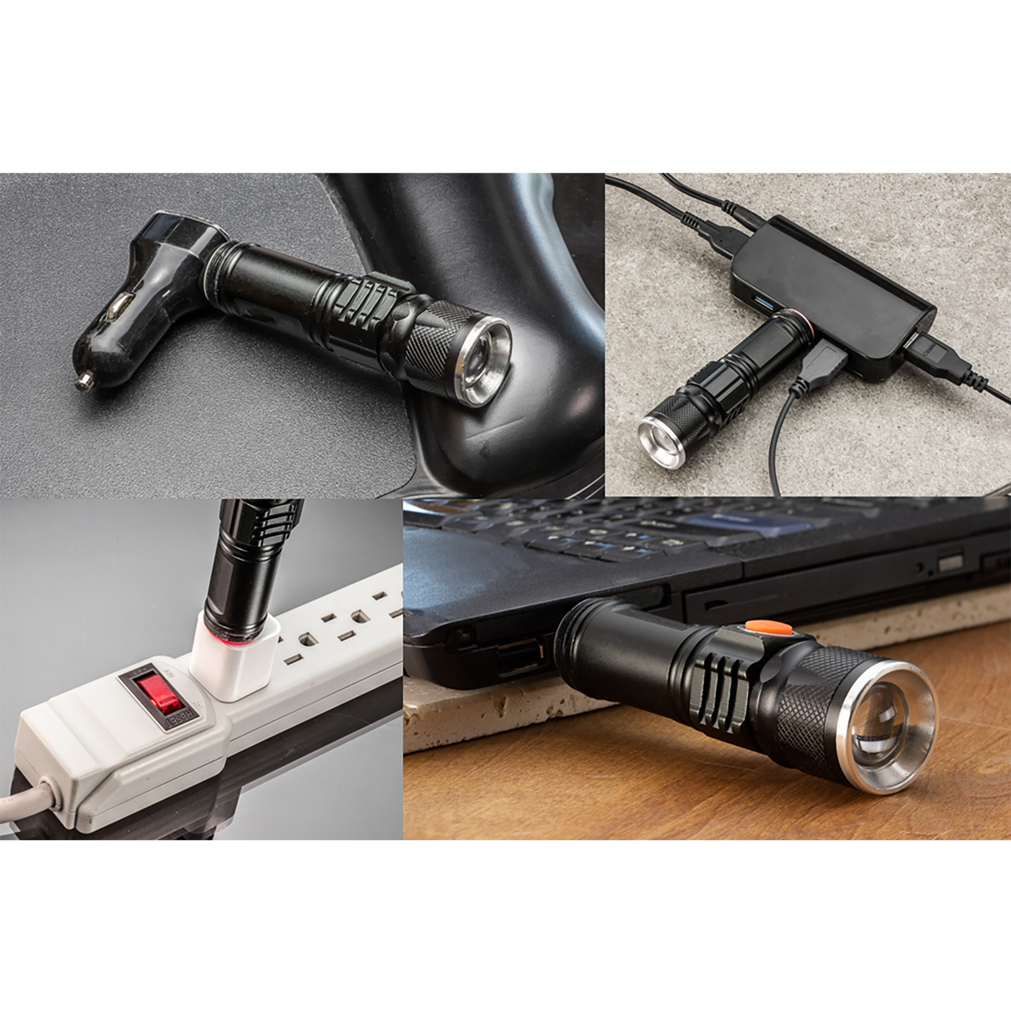 500 LUMEN RECHARGEABLE USB FLASHLIGHT