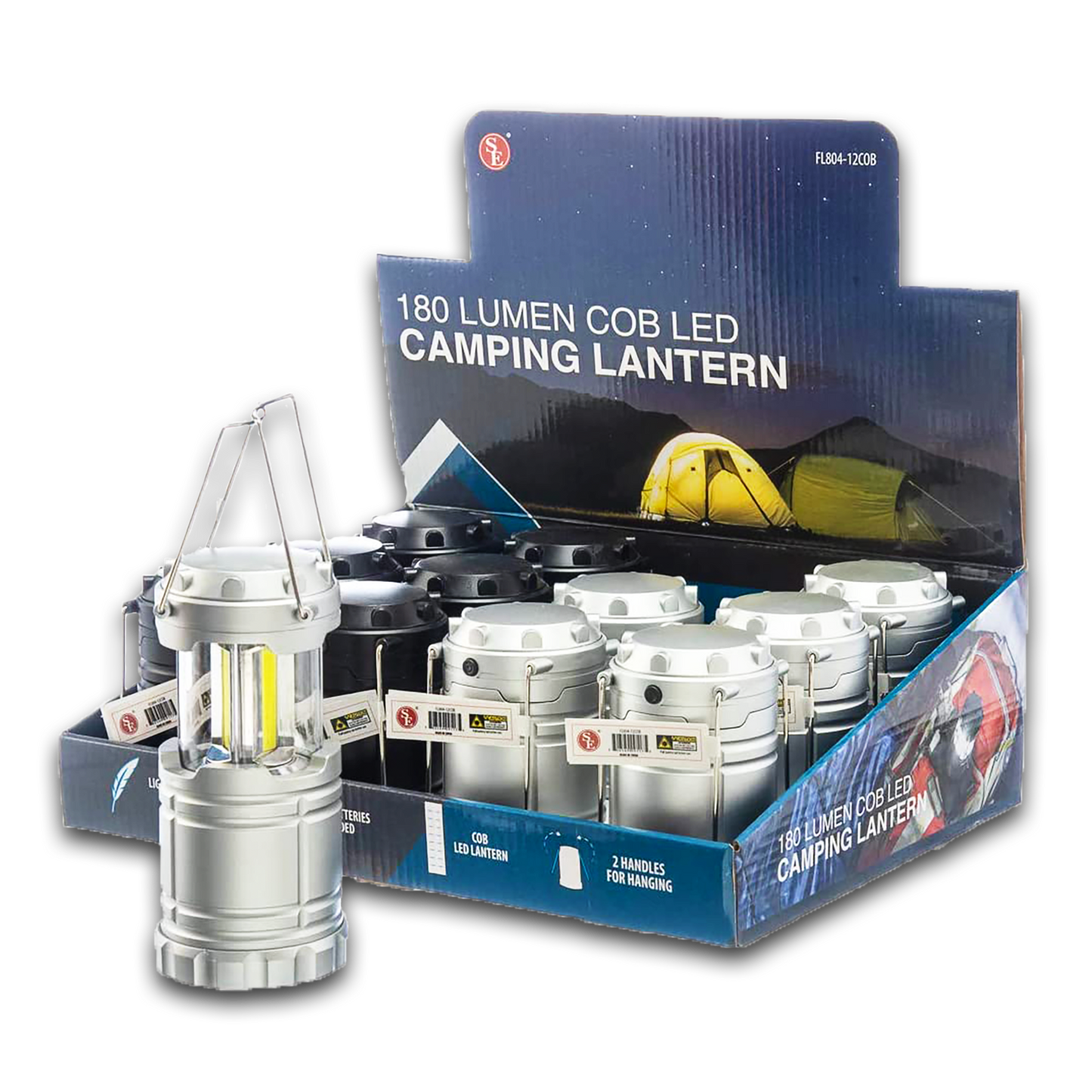 6PC COLLAPSIBLE LANTERN DISPLAY
