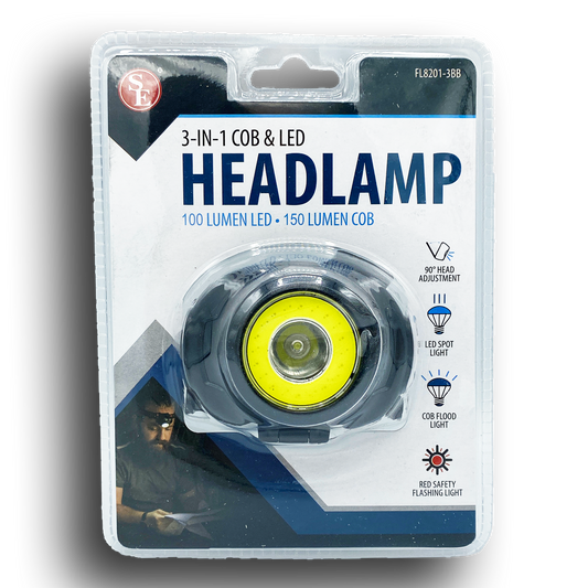 3-IN-1 COB & LED HEADLAMP
