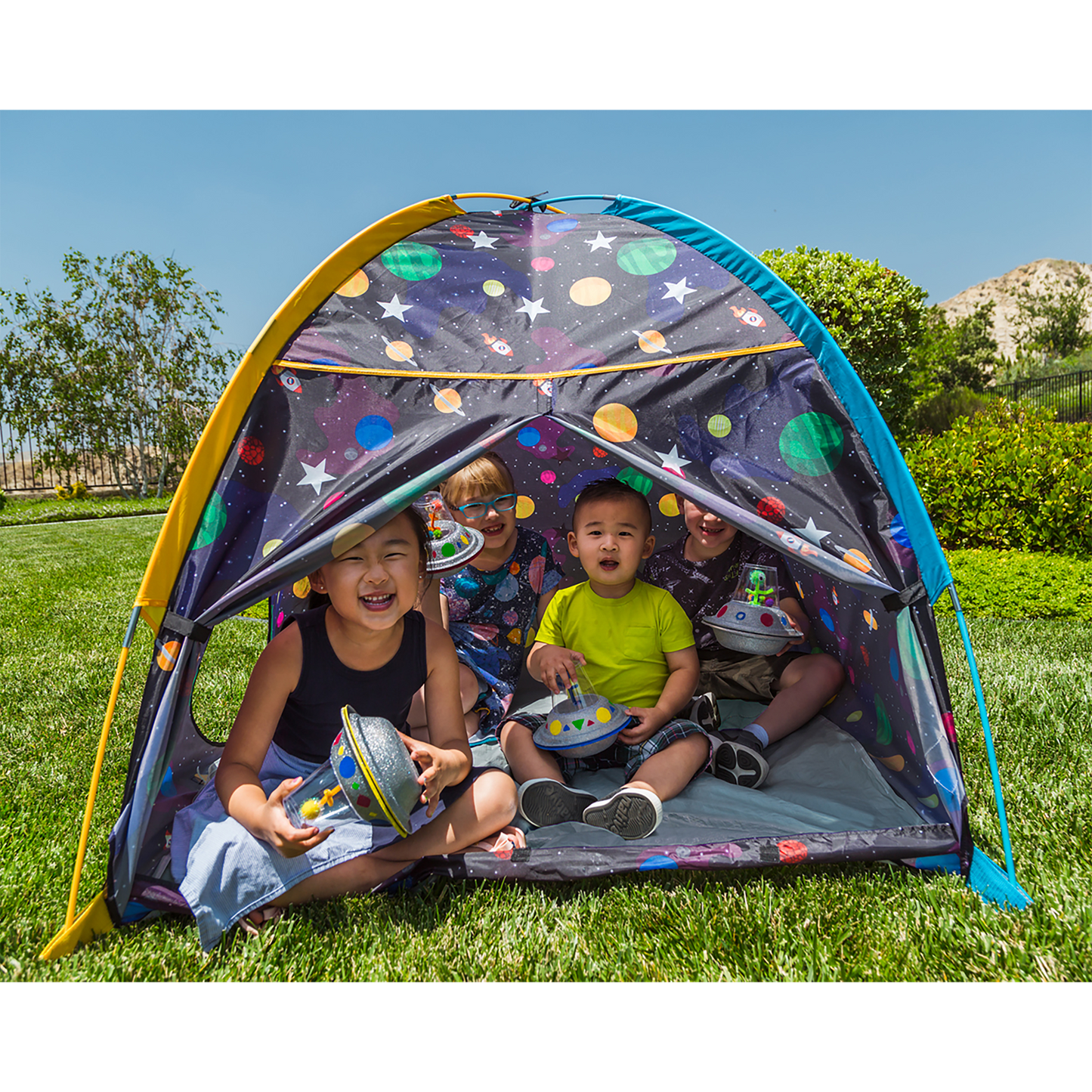 GALAXY W/ GLOW IN THE DARK STARS PLAY TENT