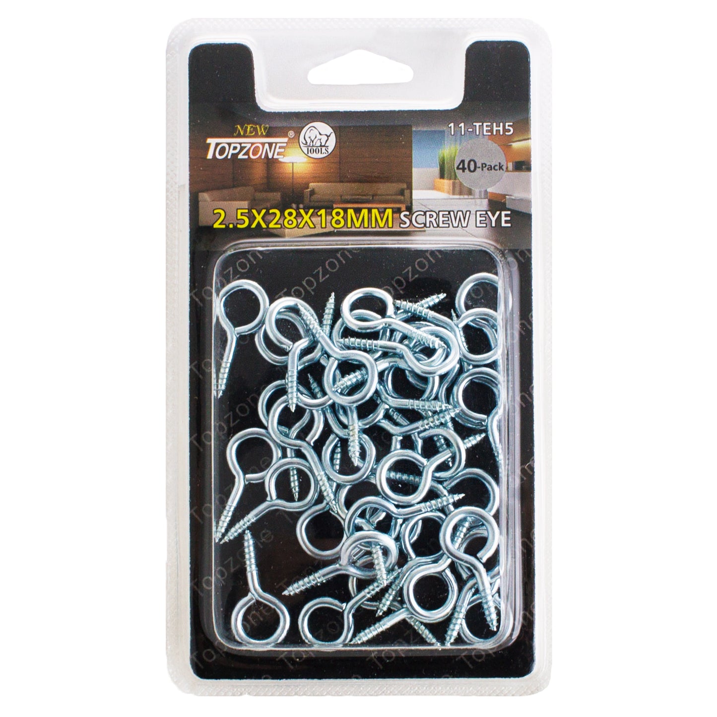 40PC SCREW EYE