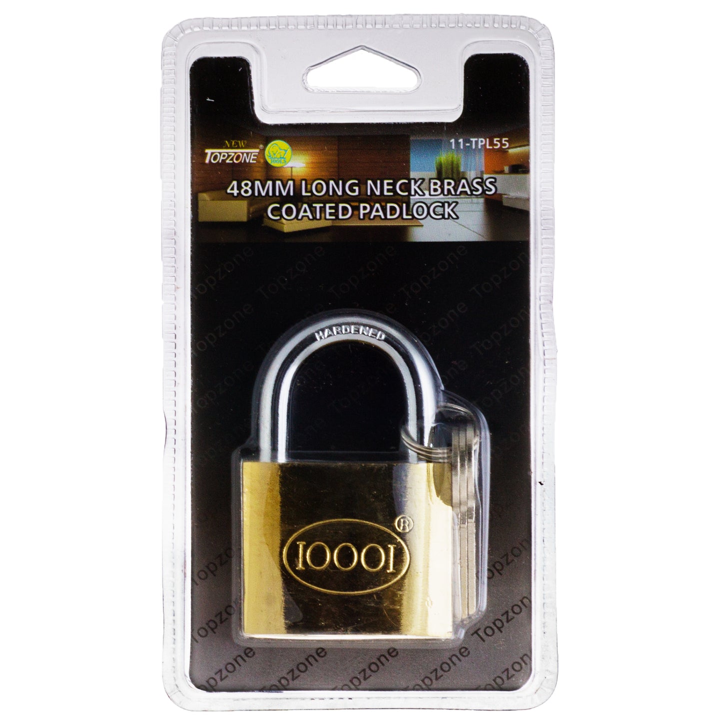 BRASS COATED PADLOCK