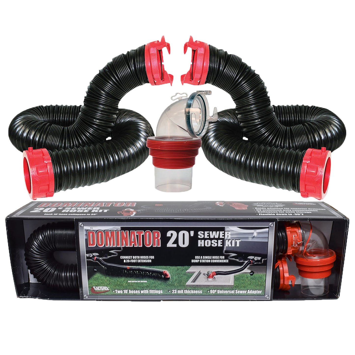 20FT DOMINATOR SEWER HOSE KIT