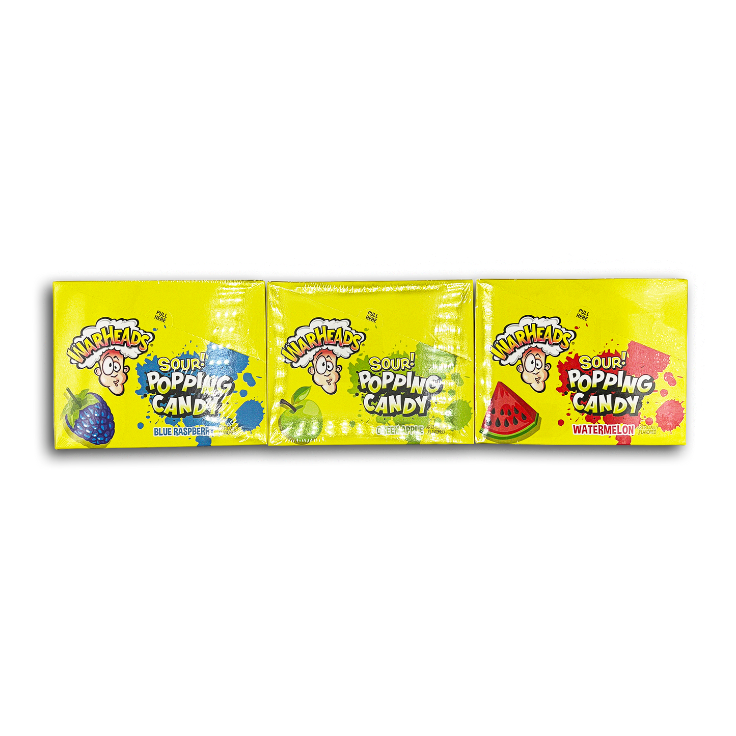 20PK WARHEADS SOUR POPPING CANDY DISPLAY