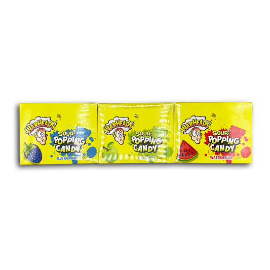 20PK WARHEADS SOUR POPPING CANDY DISPLAY